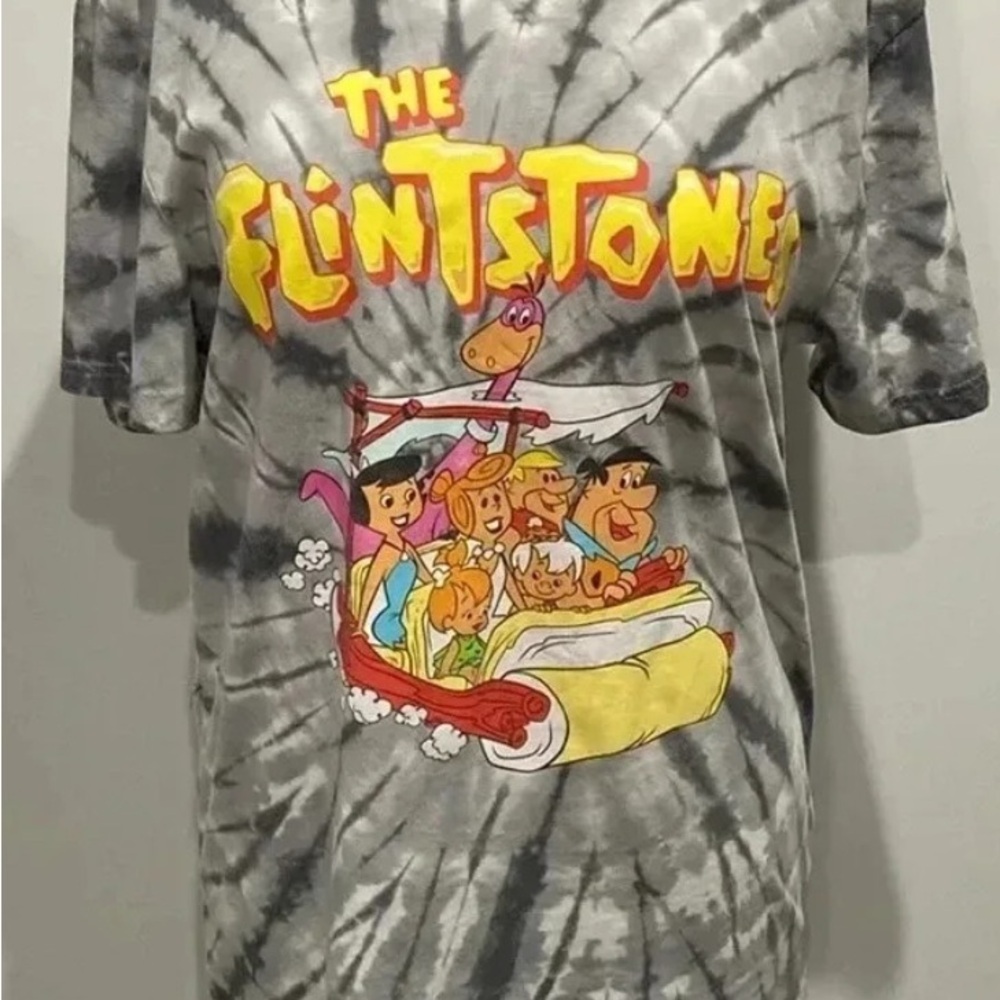 The Flintstones  | Tie- Dye Graphic T-Shirt